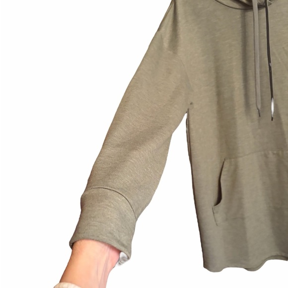 Athletic Works Ladies Dri More Green Heathered Hoodie-Pullover Sweater-Medium - Picture 3 of 12